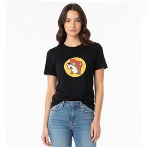 Buc-ees black T-shirt size medium cotton